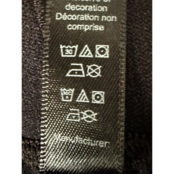 Skims Boyfriend Loose Pant Onyx Black Size S - Picture 9 of 11